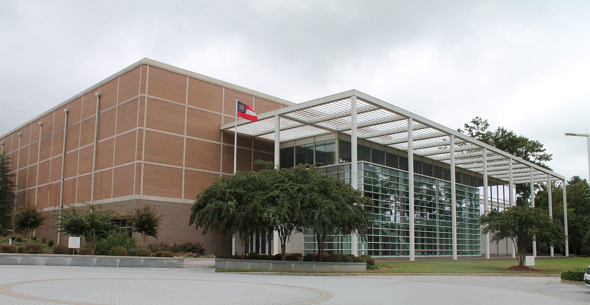 The Georgia Archives building in Morrow, Georgia