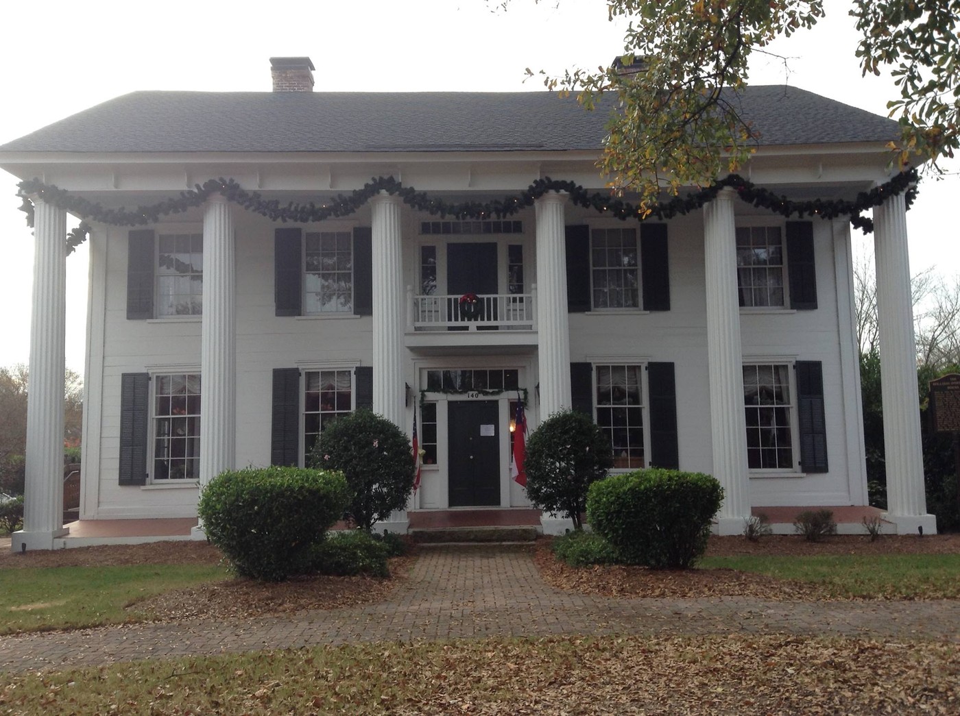 The Greek Revival Holliday-Dorsey-Fife House in Fayetteville, Georgia