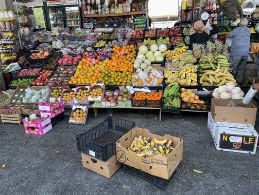 Produce sheds at the Atlanta State Farmers Market in Forest Park, Georgia